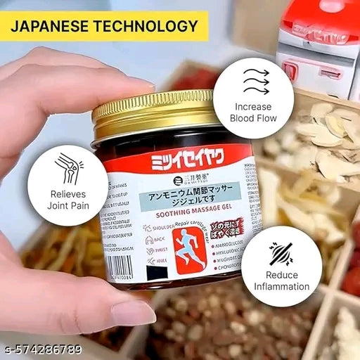 Japanese pain relief gel